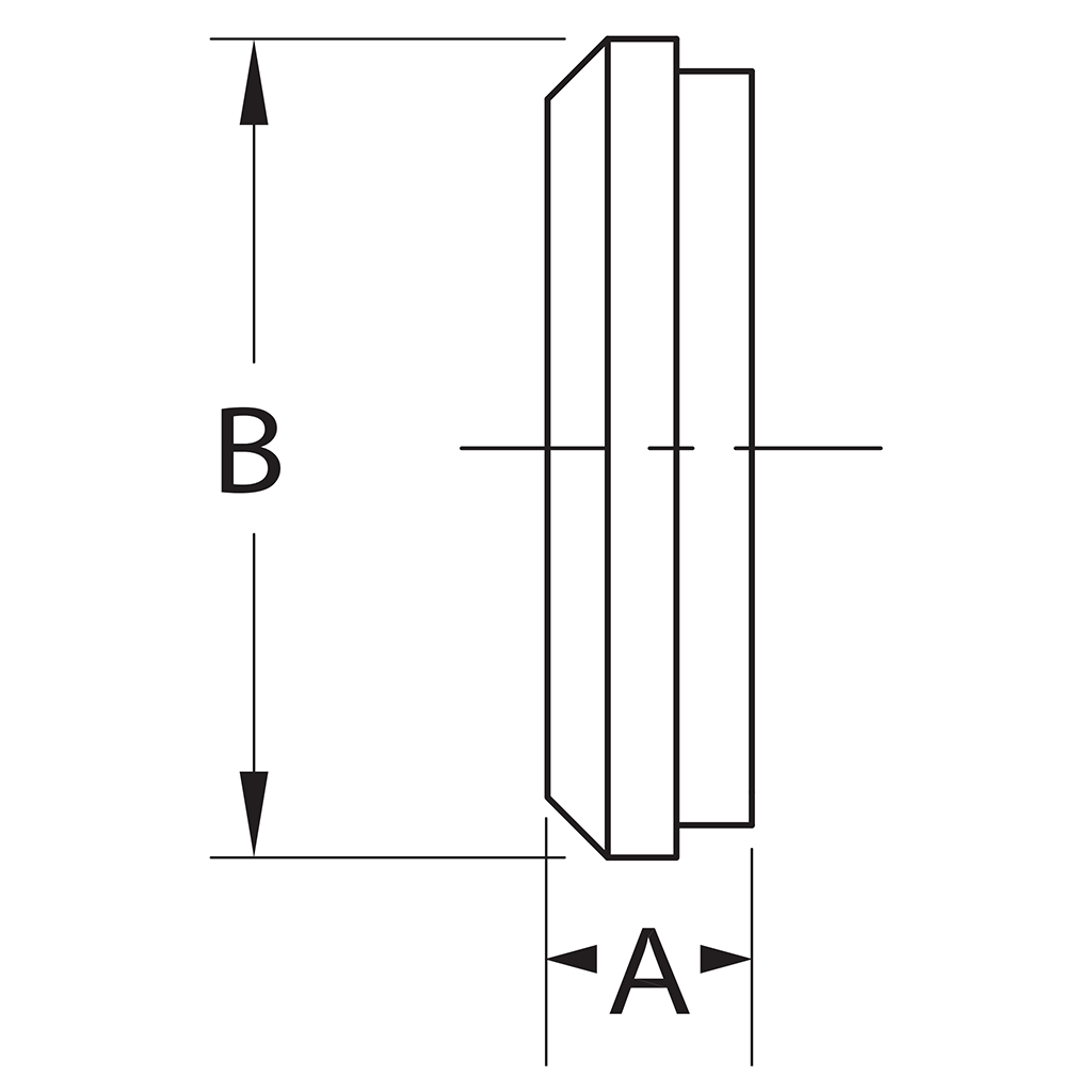 16A - Plain Bevel Seat Solid End Cap
