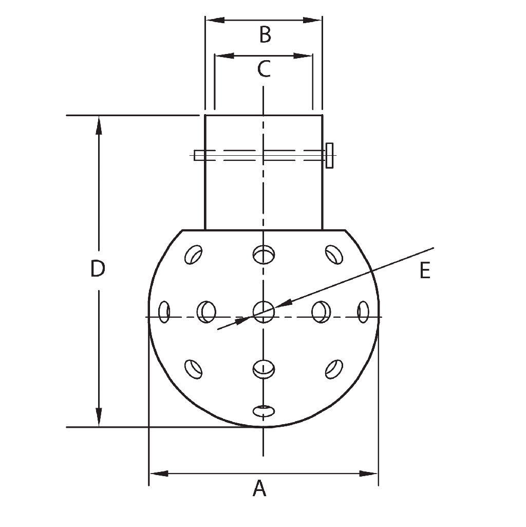 Stationary Spray Ball
