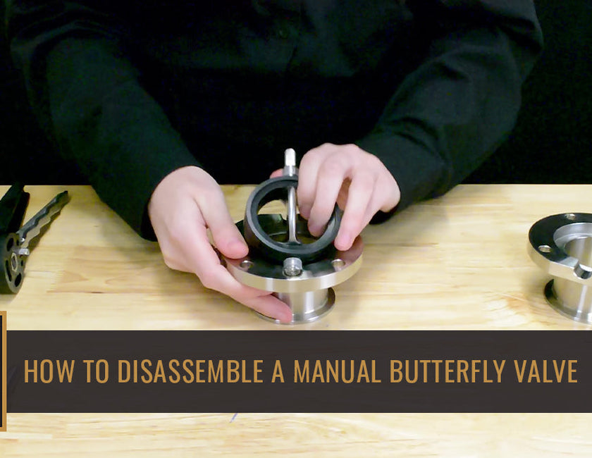 How to Disassemble a Manual Butterfly Valve