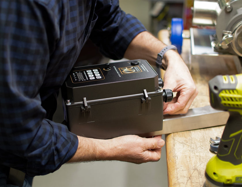 What’s the best way to supply beer to our filler using a pump instead of compressed CO₂, given how expensive CO₂ is and how much we’re currently wasting?