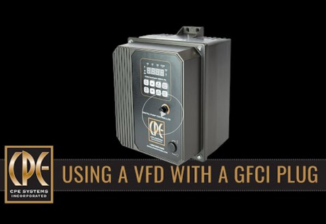 Programming your VFD to work with a GFCI plug