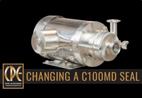 How to change a C100MD Centrifugal Pump Seal