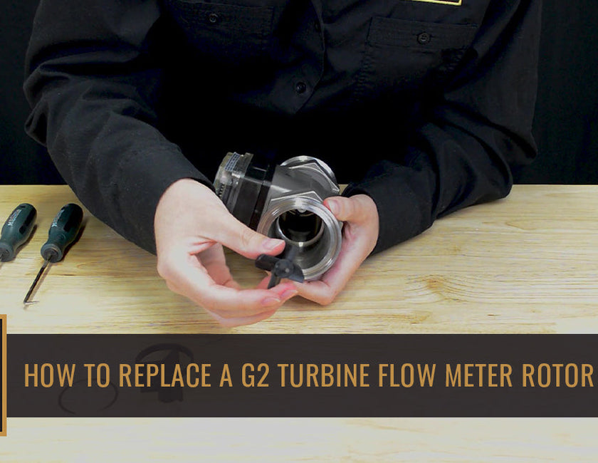 How To Replace a G2 Turbine Flow Meter Rotor