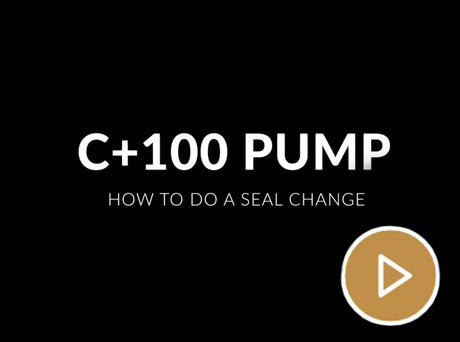 HOW TO DO A SEAL CHANGE ON OUR C+100 PUMP