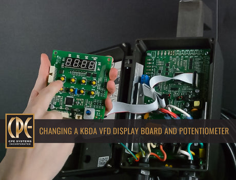 How to Change a Display Board and Potentiometer on a KBDA VFD