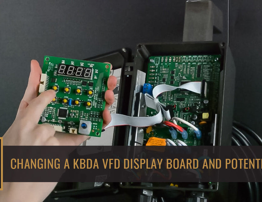 How to Change a Display Board and Potentiometer on a KBDA VFD