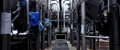 Why does my pump have an open area between the pump head and motor?