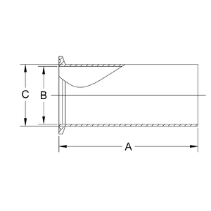 14MPHT - Tri-Clamp X Tygon Hose Adapter