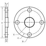 38W - Weld Neck Flange