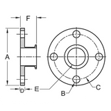 38MP - Flange X Tri-Clamp Adapter