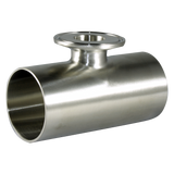 7RWWMS - Weld X Weld X Tri-Clamp Short Outlet Reducing Tee - Polished
