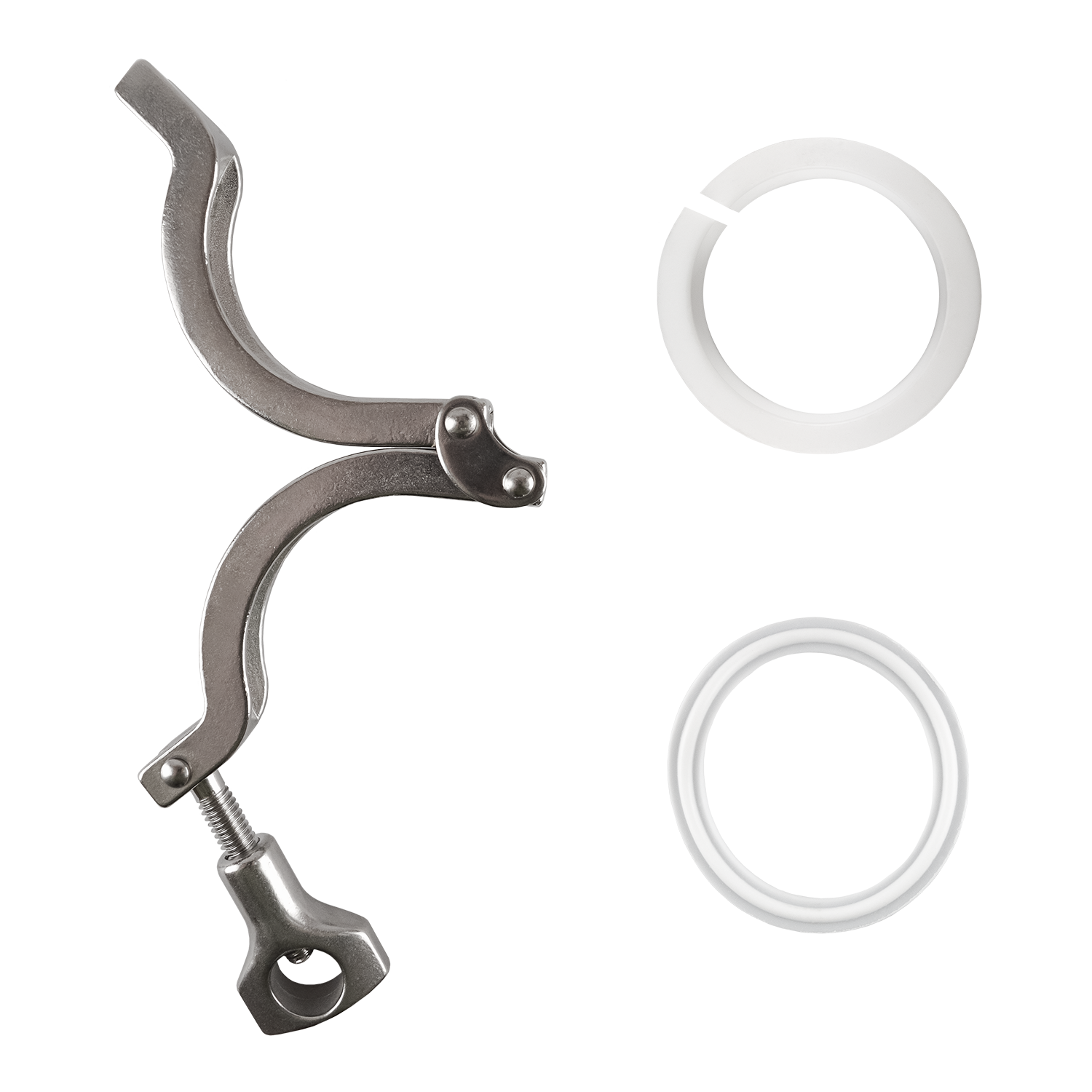 A12MPS - Swivel Joint Tri-Clamp Assembly