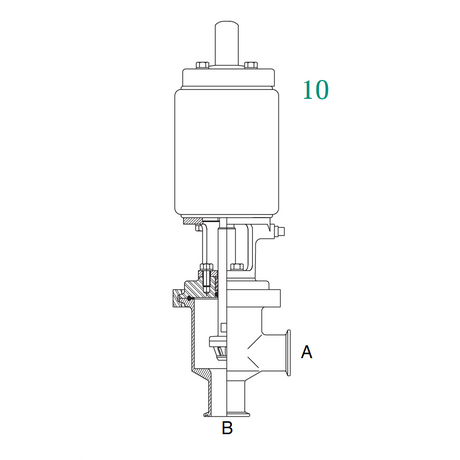 361 Series Air Actuated Seat Valve