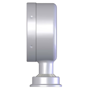 3-1/2” (90mm) Sani-Flow Pressure Gauge with Bottom Mount